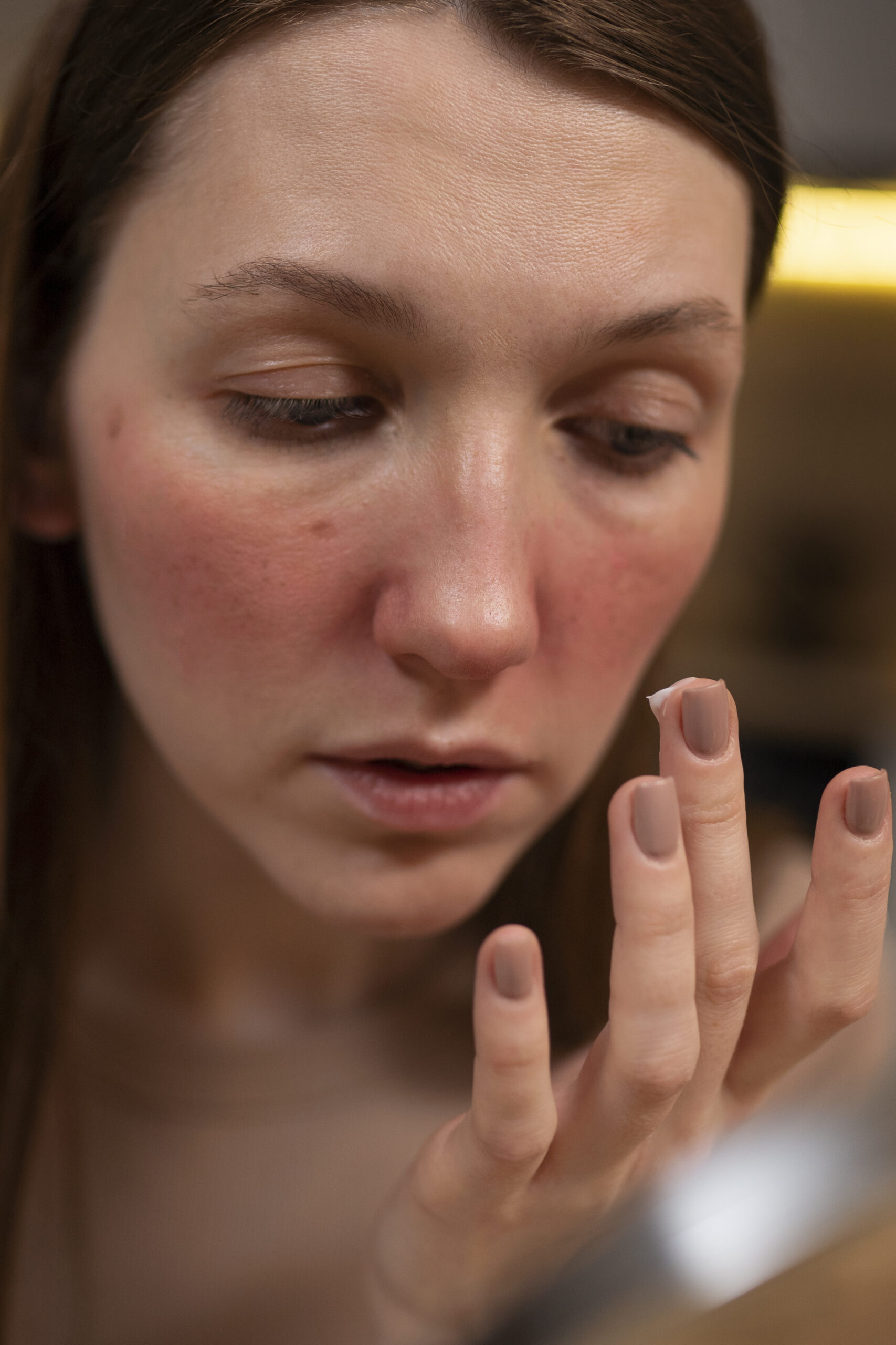 Illustrative image: A man applying serum during his skincare routine
