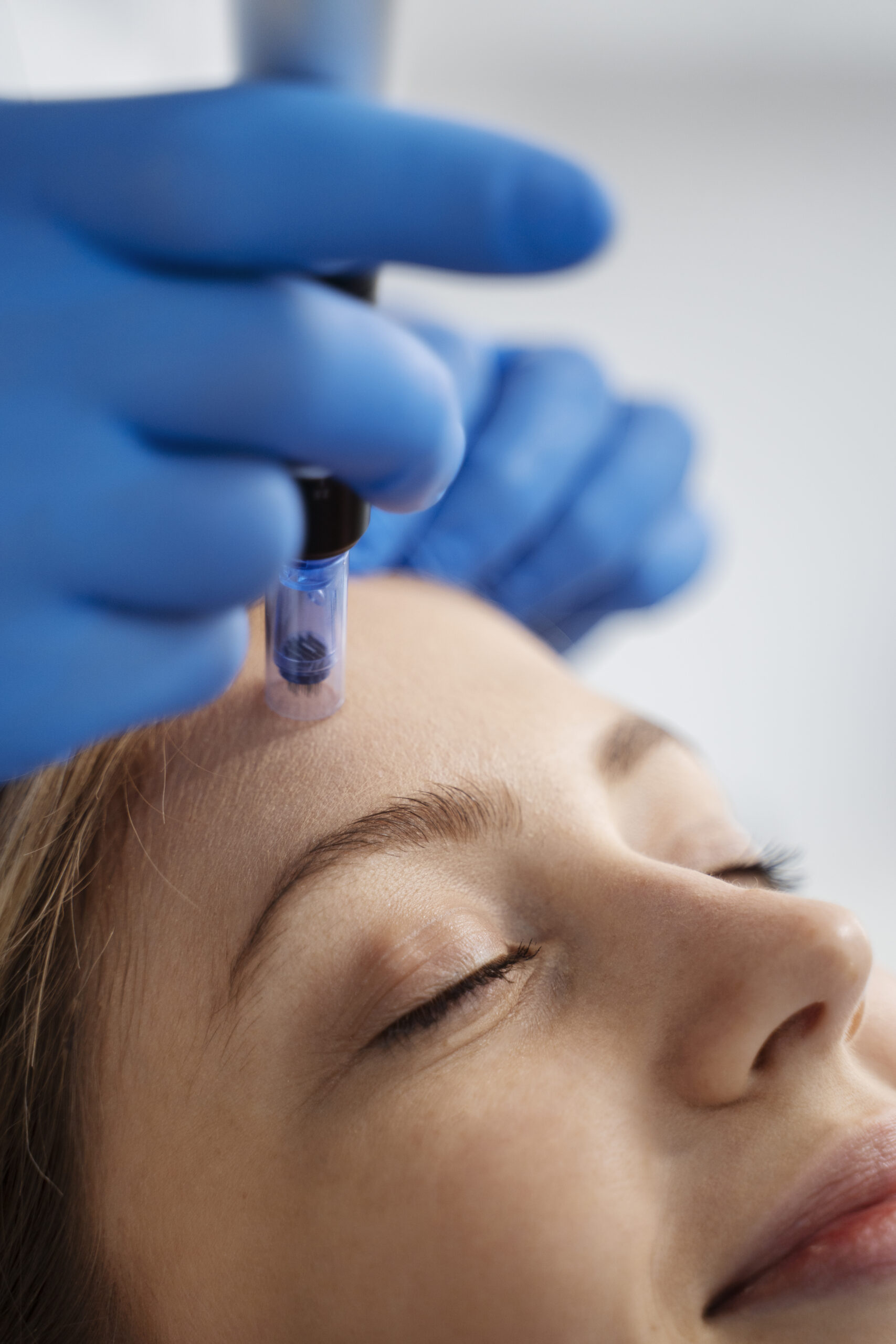 Illustrative image: A woman applying serum to her skin